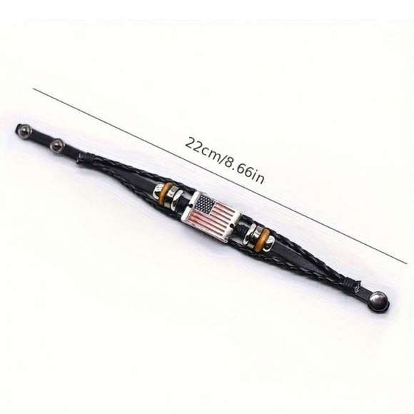 NEW‼️Bracelet with American Flag🔥 - Picture 3 of 4